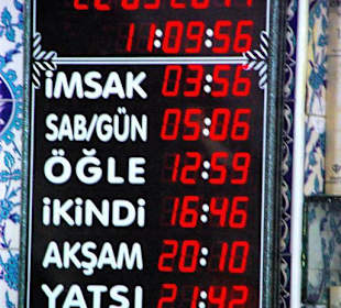 Die Moschee mit Rückfahrt Manavgat