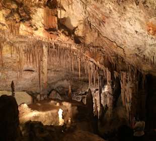 Tropfsteinhöhle – leider tropft es sehr wenig ):