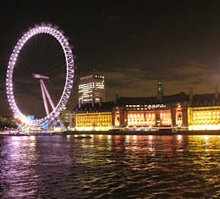 London at night