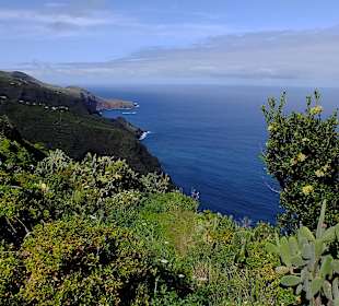 Blick auf die Nordküste und El Tablado