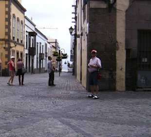In Vegueta, typisches Straßenbild