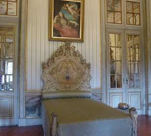 Ein Schlafzimmer im Palacio Nacional de Queluz
