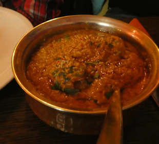 Indisches und singapurisches Essen im Amma