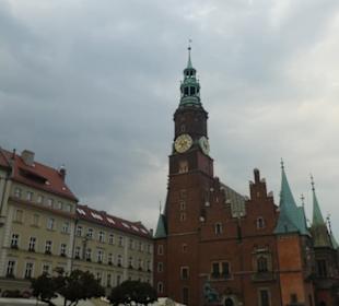 Rynek / Marktplatz: Ratusz we Wrocławiu