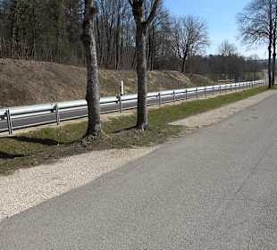 Wanderparkplatz an der Hängebrücke