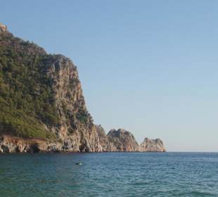 Widok z plaży kleopatry