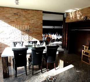 Die Gasträume des Restaurants