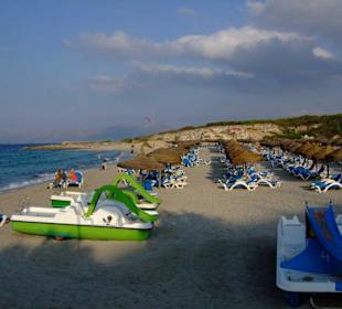 Die Badebucht von Can Picafort