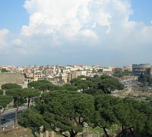 Panorama dall'altare della Patria
