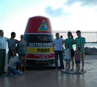 Wir am südlichsten Punkt der USA