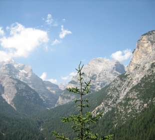 Vista delle dolomiti