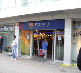 Fanshop des FC Barcelona