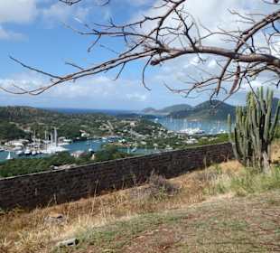 Blick auf die Buchten von English Harbour