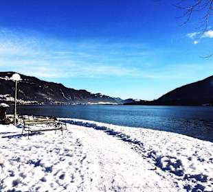 Beim Spaziergehen vom Hotel weg