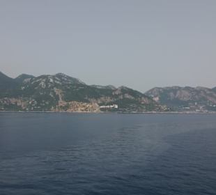 Die ersten Landsichtungen von Marmaris 