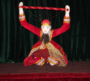 Traditionelle Figur burmesisches Puppentheater
