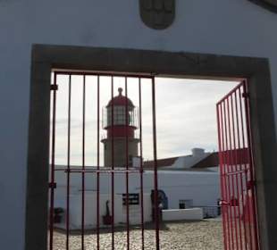 Der Leuchtturm vom Kap Sankt Vinzenz