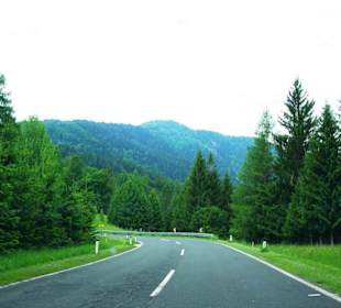 Gegend Plöckenpass noch weit unten
