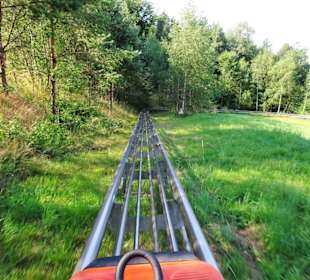 Impressionen von der Strecke der Sommerrodelbahn
