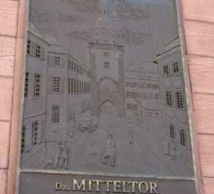Das Mitteltor Heidelberg