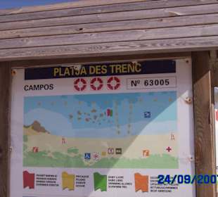 Zentrum des Es Trenc