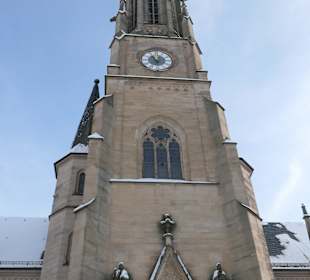 Jan.2026: Vorplatz der Herz-Jesu-Kirche gesperrt