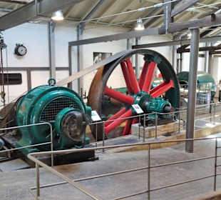 In der Maschinenhalle des Museums