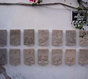 Händeabdrücke von Prominenten