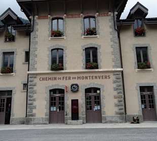 Bahnhof der Zahnradbahn Montenvers