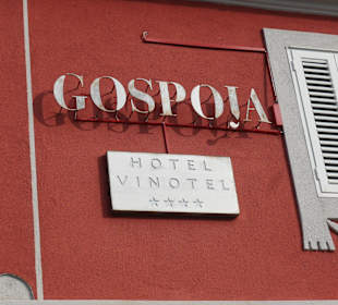 Weinverkostung und Imbiss im Restaurant Gospoja