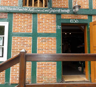 Eingang zur Wassermühle Meyenburg