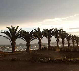 Blick von Promenade nach Peniscola