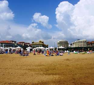 Vom Sunrise Richtung Kumköy-Evrenseki am Strand