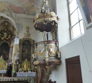 Die katholische Pfarrkirche von Bergrheinfeld