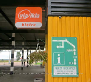 Blick in Estland in Richtung Lettland