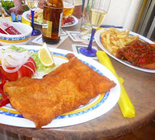 Schnitzel im Christinas Treffpunkt