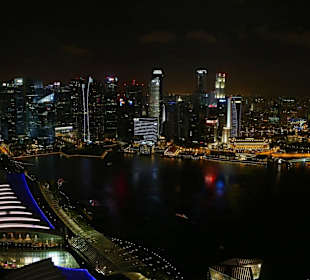 Aussicht Skypark Marina Bay Sands