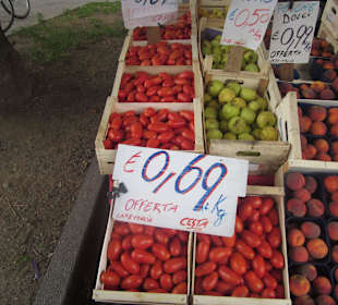 Wochenmarkt in Morbegno