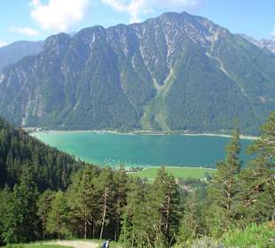 Blick auf Achensee und Bärenkopf