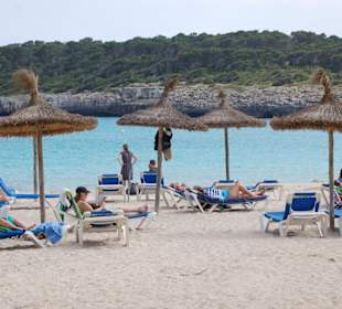 Strand von der Bucht Cala Mondrago