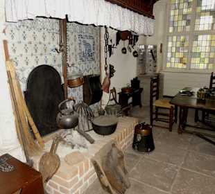 Alte Kochstelle im Schloss Jever