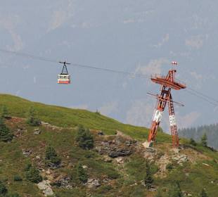 Die alte Kabinenbahn am Goldeck