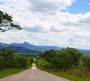 Strasse im Krüger Nationalpark