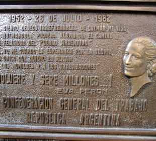 Grab von Eva Peron