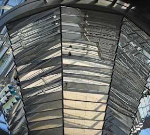 Glaskuppel innen Reichstagsgebäude