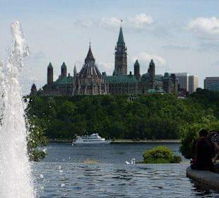Ottawa Blick auf das Parlament