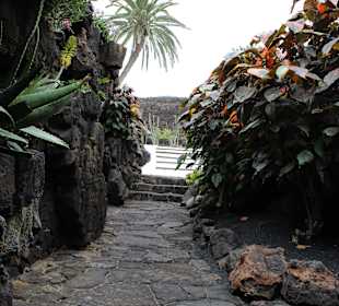 Von Manrique angelegter Garten