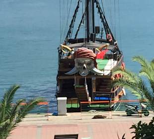 Der Hafen in Alanya schön