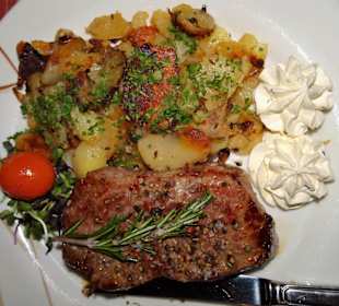 Rumpsteak im Gasthof-Hotel zum Löwen