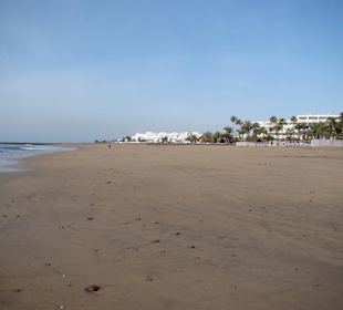 Endlos langer Sandstrand